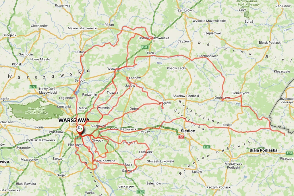Wstępne projekty tras
